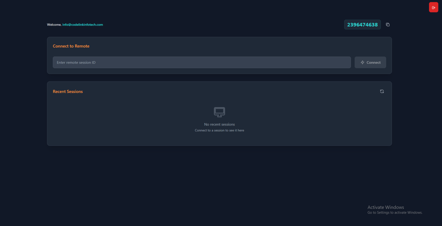 Connection Dashboard